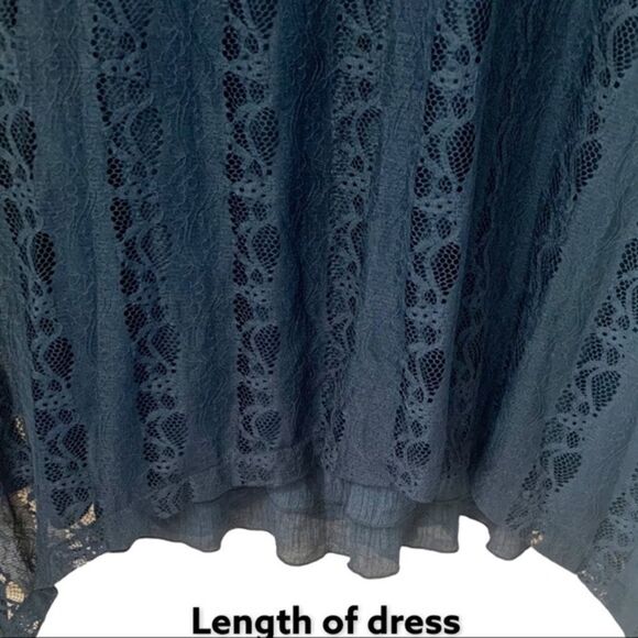 Lily Plus Size Black Lacy Tunic/Dress - Picture 7 of 11